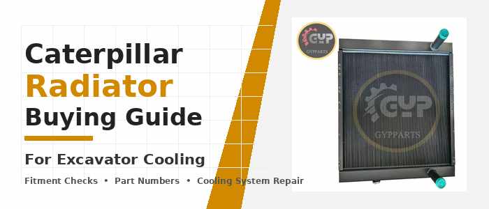 Caterpillar Radiator Buying Guide for Excavator Cooling