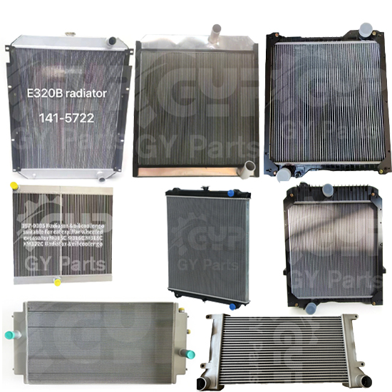 Excavator parts : Radiator
