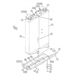 CAT D6R2 423-4004 371-2443 Radiator plate and bar core #423-4004 #371-2443 #Radiator plate and bar core #CAT D6R2 423-4004 371-2443 Radiator plate and bar core