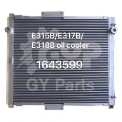 CAT E315B 164-3599 OIL COOLER plate and bar core #164-3599 #OIL COOLER plate and bar core #CAT E315B 164-3599 OIL COOLER plate and bar core