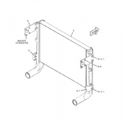 CAT 657E 657G 770 772 988F II 231-9394 aftercooler plate and bar core #231-9394 #aftercooler plate and bar core #CAT 657E 231-9394 aftercooler plate and bar core