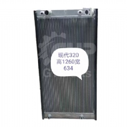 R320-7 hydraulic oil cooler