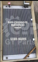 #R290-7 hydraulic oil cooler  ​#R290LC-7 Hydraulic oil cooler  ​#11N8-43205 ​#11N843205